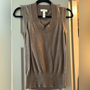 Brown banana republic wool vest